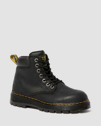 Dr Martens Winch Extra Wide Pracovné Čižmy Panske Čierne | 2163-UKXPJ